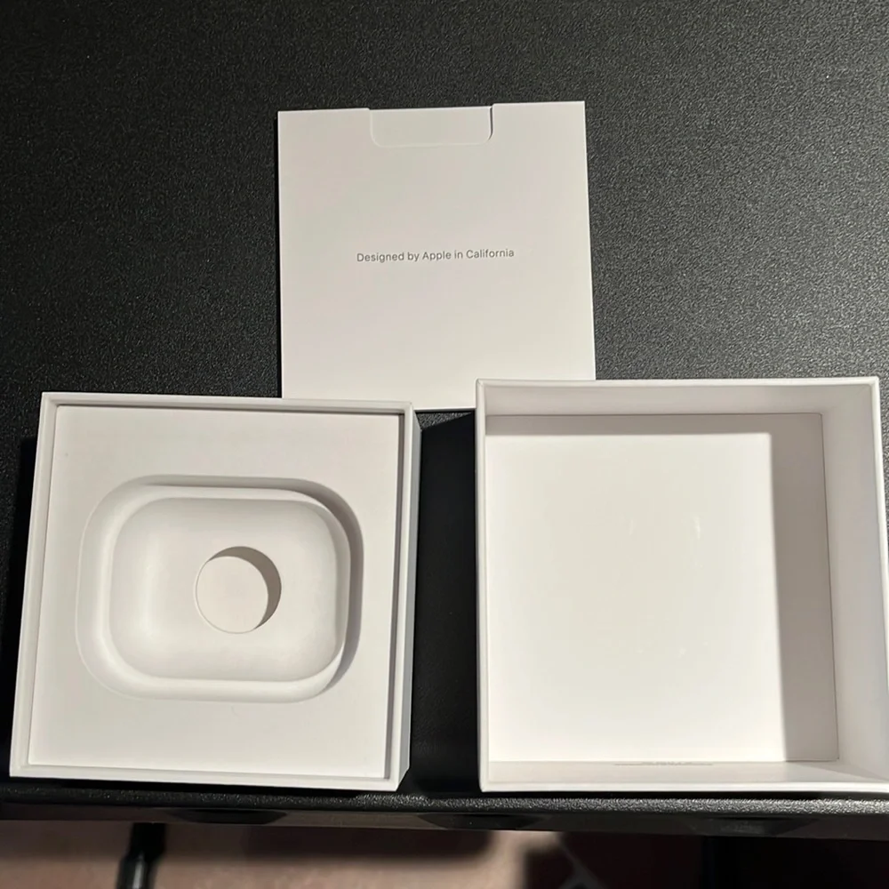 Apple AirPods Pro wireless charging case White BOX ONLY